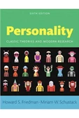personality classic theories and modern research 6th (friedman, schustack) - 1