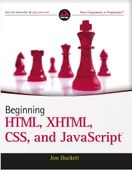 Beginning HTML, XHTML, CSS, and JavaScript 1st Edition by Jon Duckett thumbnail 1
