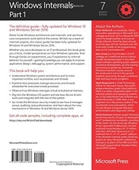 Windows Internals: System architecture, processes, threads, memory management, and more, Part 1 (Developer Reference) 7th Edition thumbnail 2