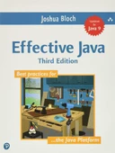 Effective Java 3rd Edition - 1