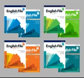 English File 4th Edition Pre intermediate + intermediate + Upper-intermediate + Advanced  Student's Book With Online Practice + Workbook (Access Code VARDIR) ( 4 lü SET) - 1