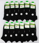 DÜNDAR PLUS 4605 ERKEK BAMBU PATİK ÇORAP 6 ADET - 1