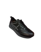 Veloce TG-22 Mr Erkek Siyah Hakiki Deri Casual Ayakkabı - 2