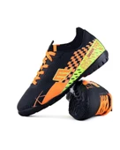 M.P. 231-1138 Mr Erkek Siyah-Turuncu Çoraplı Halı Saha Futbol Ayakkabı - 4