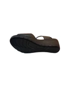 Neon AKM-013 Kadın Siyah Hakiki Deri Sandalet - 5