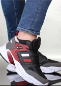 M.P. 231-1014 Gr (36-39) Siyah-Bordo Anorak Basketbol Ayakkabı - 1