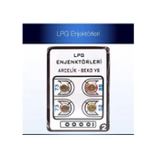 LPG OCAK MEMESİ ENJEKTÖR 4LÜ Set arcelık beko uyumlu lpg tup - 1
