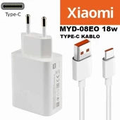 Orjinal Xiaomi Redmi Note 5 Type-C Data Kablo ve 18W 2A MDY08EO Hızlı Şarj cihazı - 1