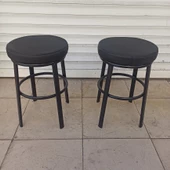 GRANDE HOME TABURE SİYAH - SİYAH MİNDER 48 CM - 4