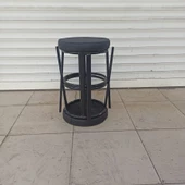 GRANDE HOME  TABURE  SİYAH - SİYAH MİNDER 48 CM - 3