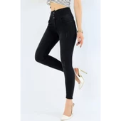 Lucky Life Yüksek Bel Likralı Jean Pantolon 90 Cm - 8