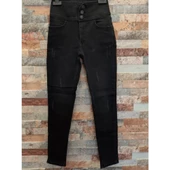 Lucky Life Yüksek Bel Likralı Jean Pantolon 90 Cm - 2