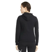 Puma Essential Logo Hoodie Tr Kadın Siyah Günlük Stil Sweatshirt 58679101 - 5