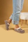 Pembe Potin Kedi Maskotlu Rahat Taban Eva Kadın Sandalet 001-0222-23 - 5