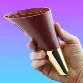 Clara Mobilya Kanepe Sehpa TV Ünitesi Baza Koltuk Ayağı Kahverengi Ceviz Gold Renk 15 cm (4 Adet) thumbnail 4