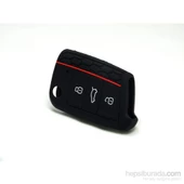 VW Volkswagen Skoda Seat Polo Tiguan Golf 7 Silikon Anahtar Kılıfı - 3