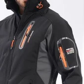FreeCamp Eagle Softshell Ceket-SİYAH-TURUNCU - 2