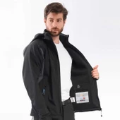 FreeCamp Eagle Softshell Ceket-SİYAH-MAVİ thumbnail 1