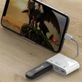 Polham Apple İphone Otg Hub Type C To Kulaklık Usb Kamera Okuyucu İphone Klavye Mouse Okuyucu Hub - 5
