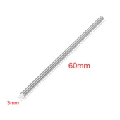 3mm x 60mm Metal Mil  Çelik Çubuk Aks Oyuncak RC Araba Robot thumbnail 5