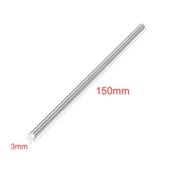 3mm x 150mm Metal Mil  Çelik Çubuk Aks Oyuncak RC Araba Robot thumbnail 7