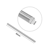 3mm x 60mm Metal Mil  Çelik Çubuk Aks Oyuncak RC Araba Robot thumbnail 1