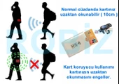 Temassız Kredi Banka Kimlik Kartı Koruyucu Kılıf  Hırsızlık Önleyici Rfid Nfc Antistatik Aluminyum thumbnail 7