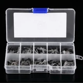 200 Adet Transistör Seti Kutulu 10 Tip Npn Pnp TO-92 BC337 2N2222 2N3904 S8050 C1815 BC327 2N2907 2N3906 S8550 A1015 thumbnail 7