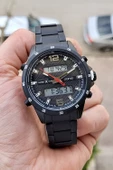Daniel Klein DKISTE411 Siyah Renk Analog ve Dijital Dual Time Erkek Kol Saati thumbnail 4