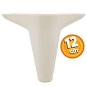 Aspen Lüks Mobilya Kanepe Koltuk Tv Ünitesi Baza Ayağı Ayakları 12 Cm Krem Ayak (4 ADET) - 2