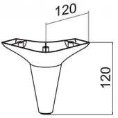 Aspen Lüks Mobilya Kanepe Koltuk Tv Ünitesi Baza Ayağı Ayakları 12 Cm Krem Ayak (4 ADET) - 7