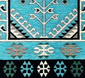 Shark Anadolu Seccade Kilim 12 Turkuaz - 6