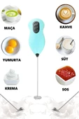 Mini Mixer Kahve Süt Köpürtücü Karıştırıcı Cappucino Mikser - Pratik Pilli Köpürtücü 1137 Bh - 1