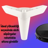 Aspen Lüks Mobilya Kanepe Sehpa Puf Koltuk Ayağı 14 cm Beyaz Baza Köşe Ayak (4 ADET) thumbnail 5