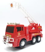 İtfaiye Aracı Merdivenli Pilli Işıklı Sesli Çarp Dön - 175B-2 - 5