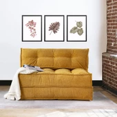 Yataklı Koltuk Mocca Buklet Çift Kişilik Hardal Çift - 1