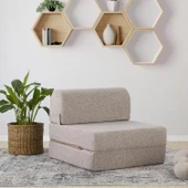 Yataklı Koltuk Magic Buklet Tek Kişilik  Açık Kahverengi Tek - 1