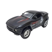 Mustang Çek Bırak Spor Araba - Işıklı Sesli Model - FY6148-12D-Siyah thumbnail 3