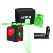 KOBB KBL30G 25 Metre Profesyonel Yatay 360° ve Dikey Otomatik Hizalamalı Yeşil Çapraz Çizgi Lazer Distomat - 1