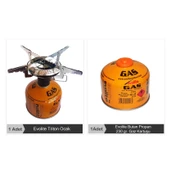 Evolite Triton Ocak & 230gr. Butan Propan Gaz - 1