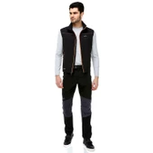 Evolite Point Softshell Bay Pantolon - Siyah/Gri thumbnail 4