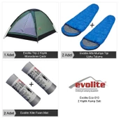 Evolite 2 Kişilik Eko Kampçılık Seti - 1