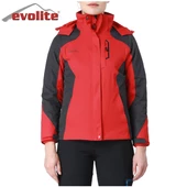 Evolite Diva Bayan 3in1 Gri/Kırmızı Mont thumbnail 4