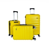 Vegmann Delphin Sarı 3 lü Valiz seti thumbnail 1