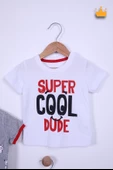 Babyhola Kısa Kol Gömlek Tshirt Pantolon Erkek Çocuk Takım 3'lü 1150 - 5