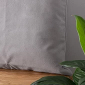 Homedius Dekoratif Klasik Kırlent Kılıfı 45x45cm  Gri 45x45 - 3