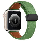 Samsung Galaxy Watch Active 2 40mm 44mm Kordon Magnetli PU Deri Kordon 20mm - 3