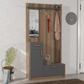 ABRE VM-36 ANTRASİT  GRİ PORTMANTO VESTİYER - 1