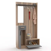 ABRE VM-36 ANTRASİT  GRİ PORTMANTO VESTİYER - 3