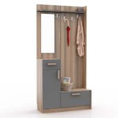 ABRE VM-36 ANTRASİT  GRİ PORTMANTO VESTİYER - 2